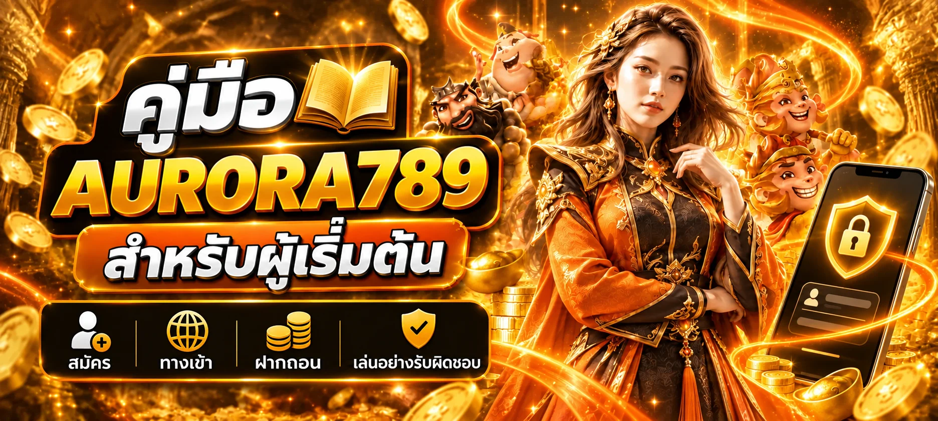 AURORA789 คู่มือผู้เริ่มต้น สมัคร ทางเข้า ฝากถอน